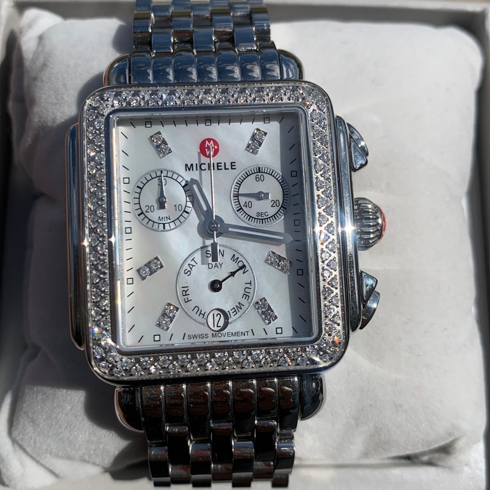 Michele Deco Diamond watch